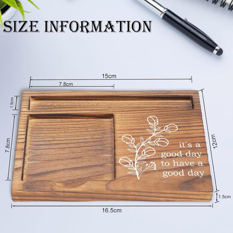 EFFJNSG It’s a Good Day Sticky Note Holder, Positive Desk Organizer for Work, Motivational Office Gift for Coworkers, Friends, Teachers, Self-Stick Note Pad Holders EDP121 - Image 4